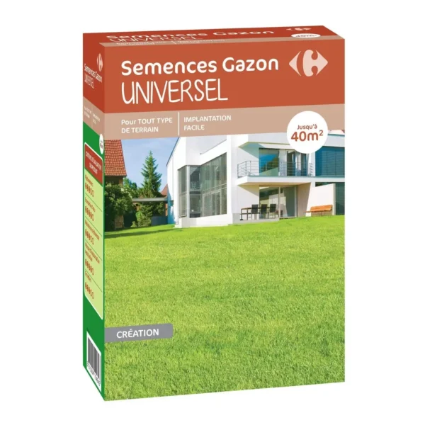 Semences de gazon Universel pour 40 m² – CARREFOUR