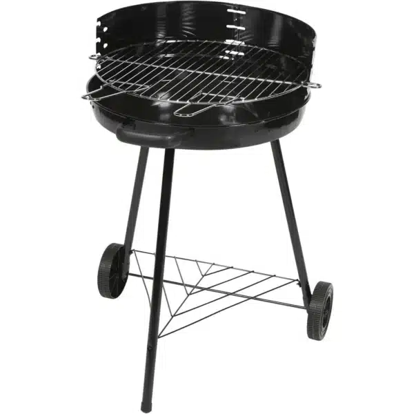 Barbecue charbon Manaus rond Ø50 cm sur roulettes acier - MANAUS