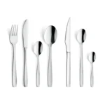 Ménagère 24 pièces Service de Couverts Gris Hôtel – CARREFOUR HOME
