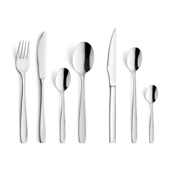 Ménagère 24 pièces Service de Couverts Gris Hôtel – CARREFOUR HOME