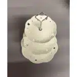 Présentoir à gâteaux 3 étages en céramique blanche festonnée Ø28 cm - Carrefour – Image 2