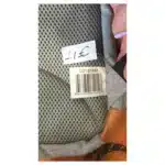 Sac à dos loisir bi-matière gris chiné et simili-cuir caramel – Image 2