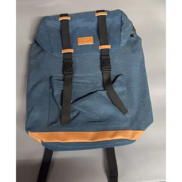 Sac à dos Vienna 20,8 L bleu marine chiné avec compartiment PC 15,6" - Carrefour