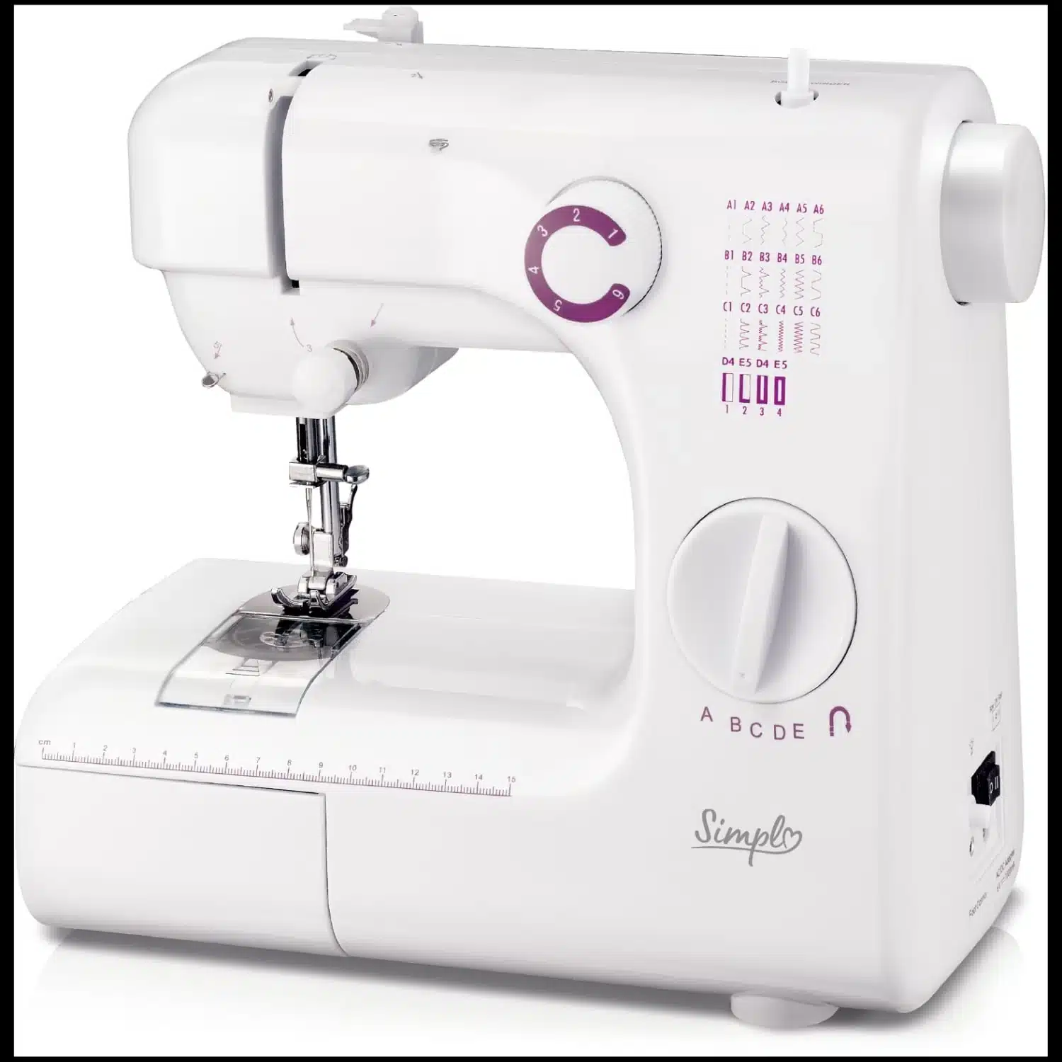 3616958580272 Machine à coudre SSEW20-24 19 points bras libre - SIMPL – Image 1