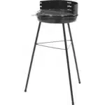 Barbecue charbon Long Beach rond Ø40 cm 3 pieds compact - HYBA