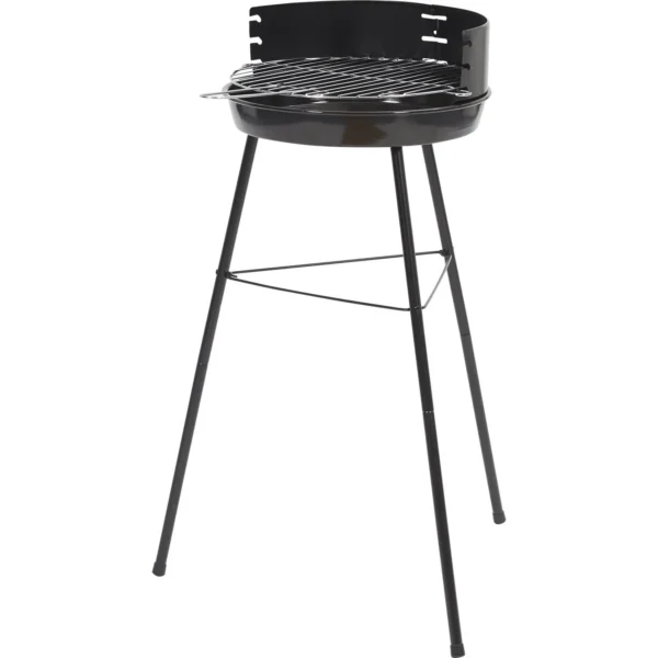 Barbecue charbon Long Beach rond Ø40 cm 3 pieds compact - HYBA