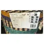 Panier en jonc de mer Carrefour Home Ø35 cm - Cache-pot tressé multicolore fait main – Image 3