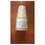 Gobelets en carton motif oriental doré - Lot de 12, 250 ml