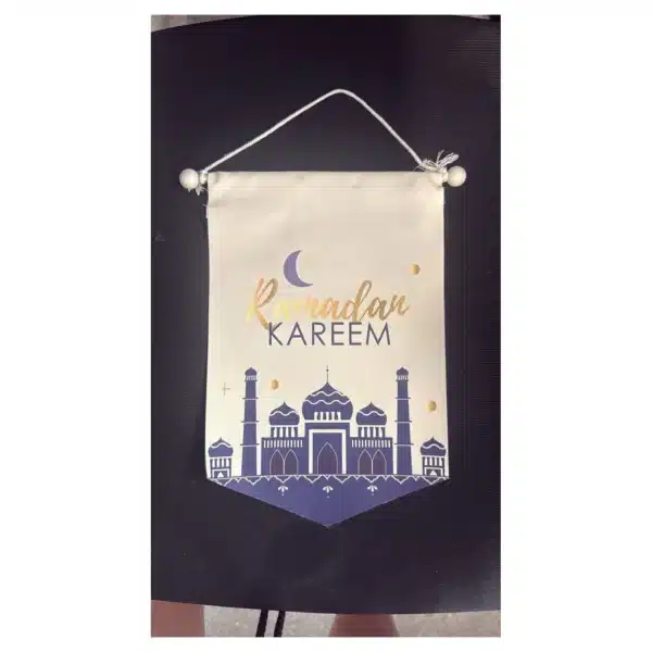 Fanion mural décoratif Ramadan Kareem - 32,5 x 22 cm - Carrefour Home