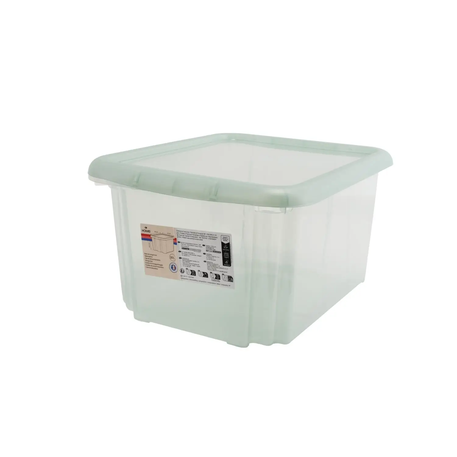 3616959421857 Boîte de Conservation Plastique Verte 30 L – Générique – Image 1
