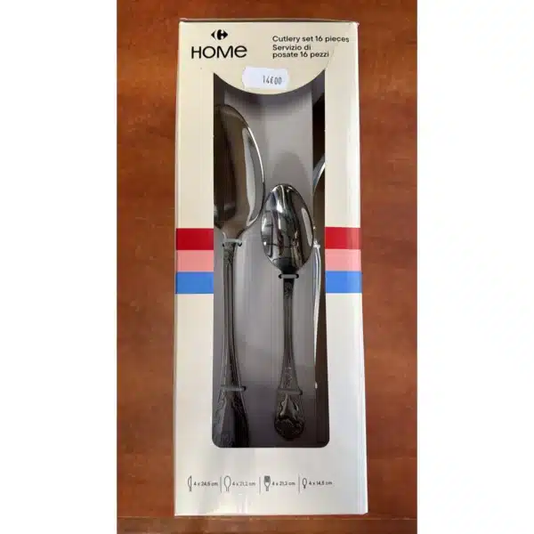 Ménagère 16 pièces en inox - Carrefour Home