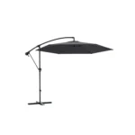 Parasol déporté Ronda 300 cm gris – HYBA