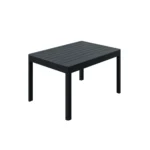 Table de jardin Sydney aluminium extensible 135-270cm gris – HYBA – Image 3