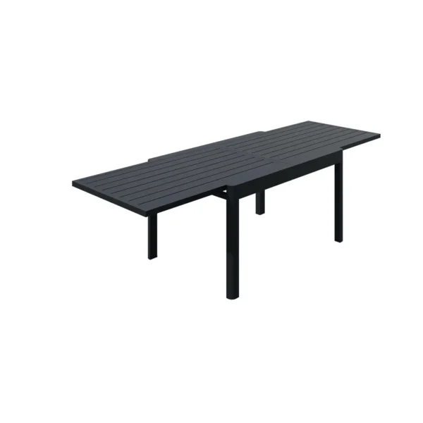 Table de jardin Sydney aluminium extensible 135-270cm gris – HYBA