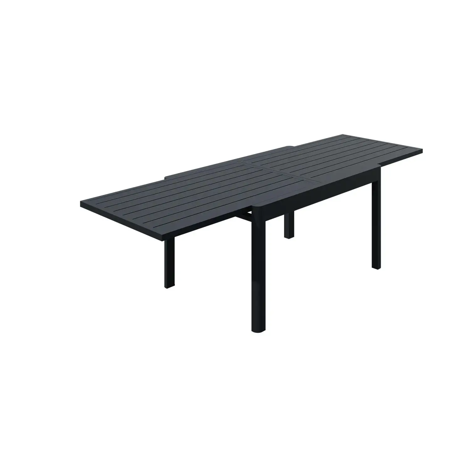3617702211565 Table de jardin Sydney aluminium extensible 135-270cm gris – HYBA – Image 1