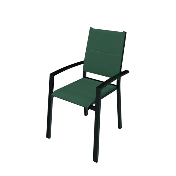 Fauteuil de jardin Sydney en aluminium vert – HYBA