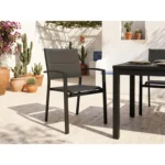 Fauteuil de jardin Sydney en aluminium gris – HYBA – Image 2