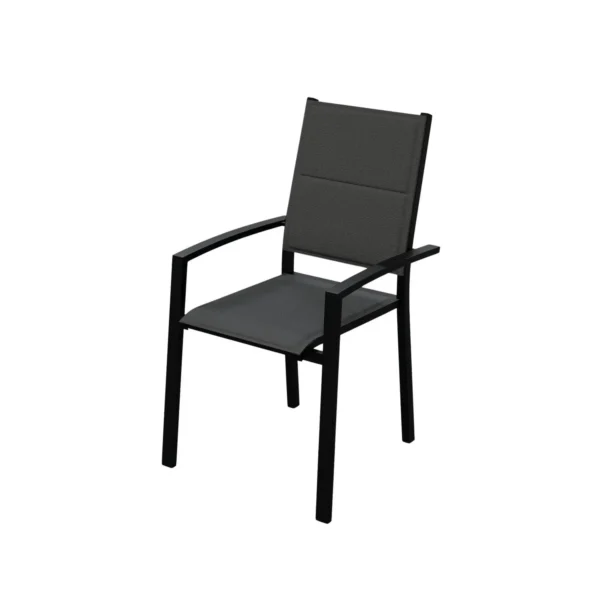 Fauteuil de jardin Sydney en aluminium gris – HYBA
