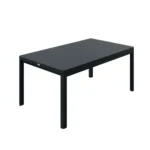 Table de jardin Sydney extensible 180-240cm en aluminium gris – HYBA – Image 3