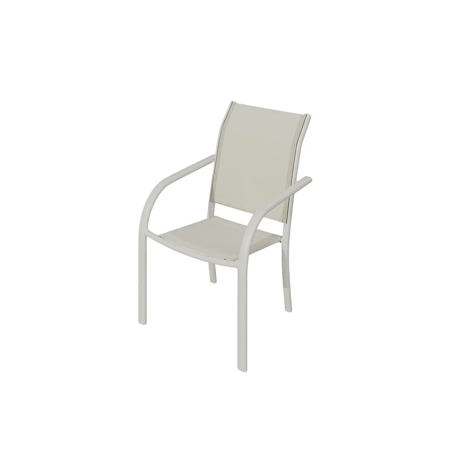 3617702228846 Fauteuil de jardin Palma aluminium beige – HYBA – Image 1
