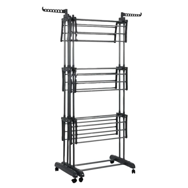 Étendoir Extensible et Pliable Gris – Générique