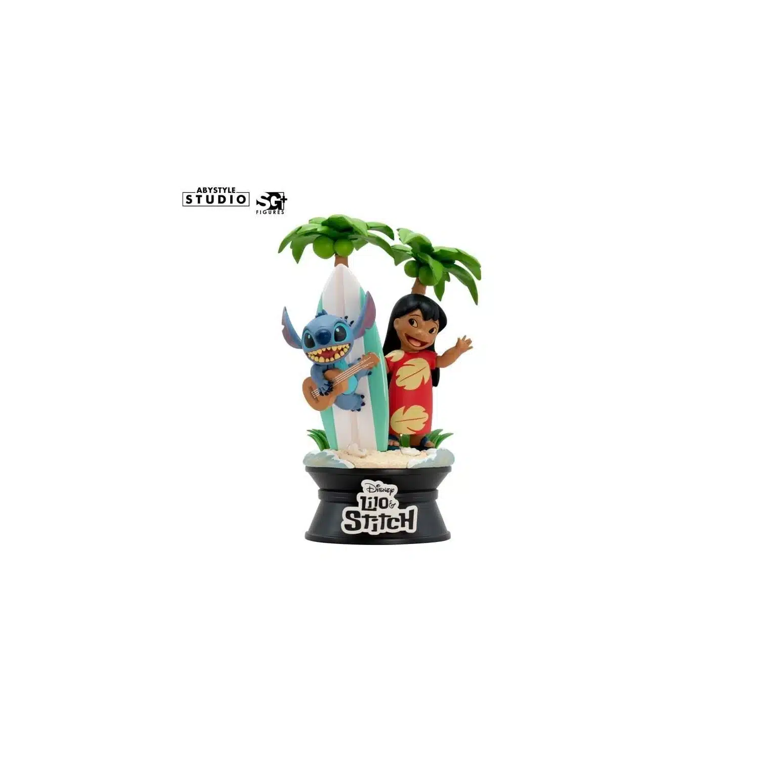 3665361104957 Figurine SFC Lilo & Stitch sur planche de surf – ABYstyle Studio – Image 1