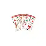 Stickers de fenêtre Maxi Gel Déco Noël 15 x 37 cm modèles assortis – Global Gift