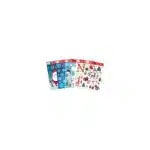 Décoration de fenêtre électrostatique Noël 20 x 30 cm multicolore – Global Gift