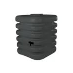 Récupérateur d'eau cubique 1000 L anthracite en polyéthylène anti-UV - BELLI