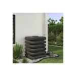 Récupérateur d'eau cubique 1000 L anthracite en polyéthylène anti-UV - BELLI – Image 2