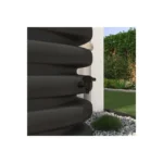 Récupérateur d'eau cubique 1000 L anthracite en polyéthylène anti-UV - BELLI – Image 3