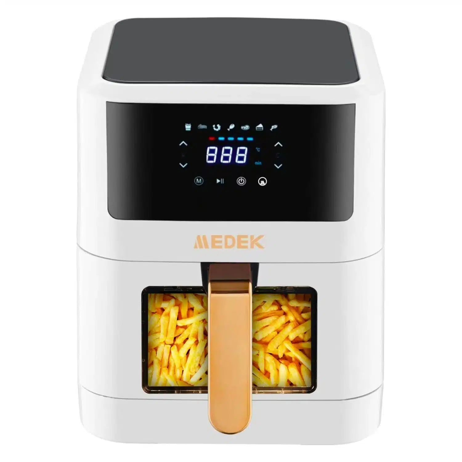 3700902208425 Friteuse sans huile RA610DV 6L 1500W blanche - MEDEK – Image 1