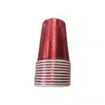 Lot de 10 gobelets en carton Mesa Bella 25 cl - Rouge brillant