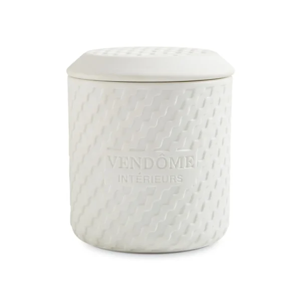 Bougie parfumée Ambre Boisé 200g – VENDOME INTERIEURS