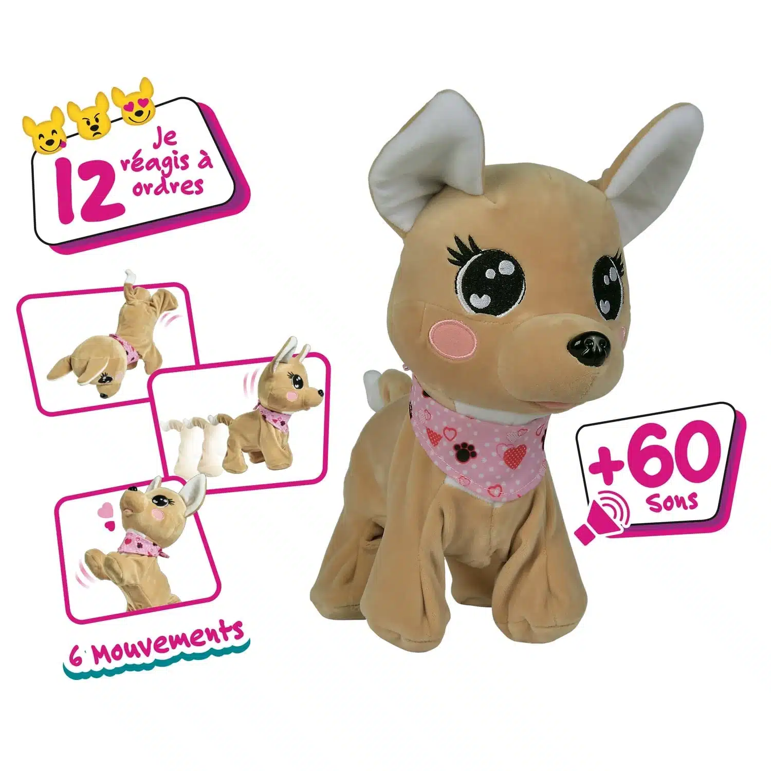 4006592067885 Peluche Chi Chi Love Baby Boo 30 cm – SMOBY – Image 1