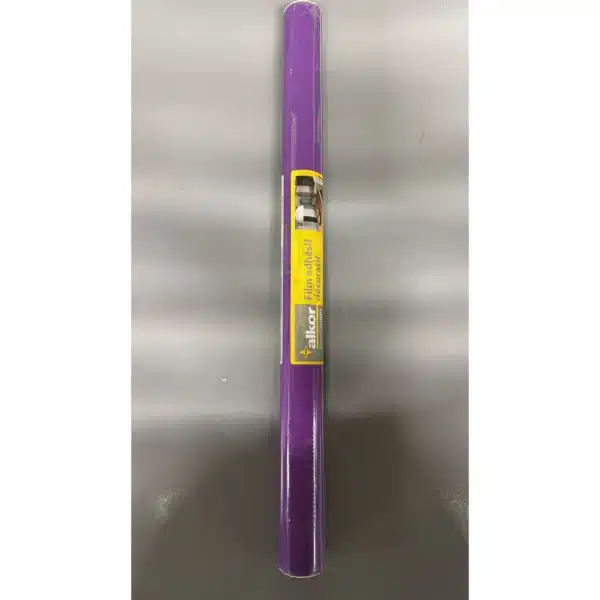 Film adhesif decoratif violet laque uni 0,45 x 2 m - Carrefour