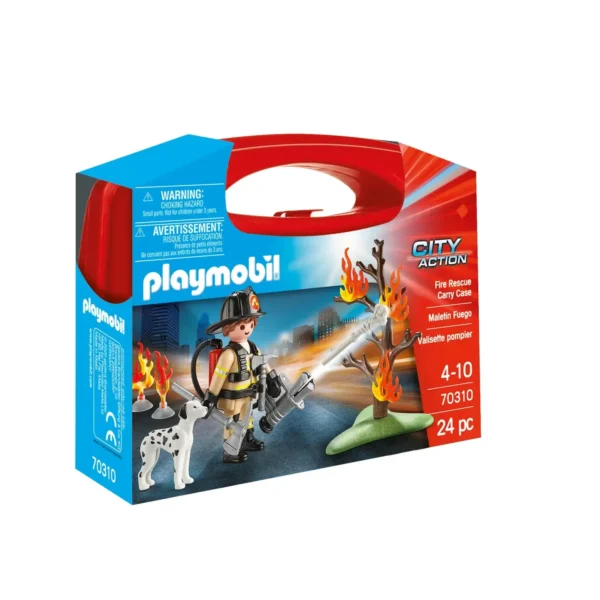Kit de Jeu Pompier Portable Valisette 70310 – PLAYMOBIL