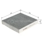Filtre d'habitacle charbon actif R5031 215x200x35 mm - BOSCH – Image 3
