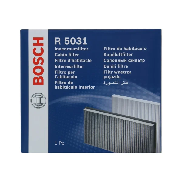 Filtre d'habitacle charbon actif R5031 215x200x35 mm - BOSCH