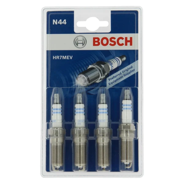 Bougies d'allumage nickel HR7MEV+ N44 filetage M14 - jeu de 4 - BOSCH