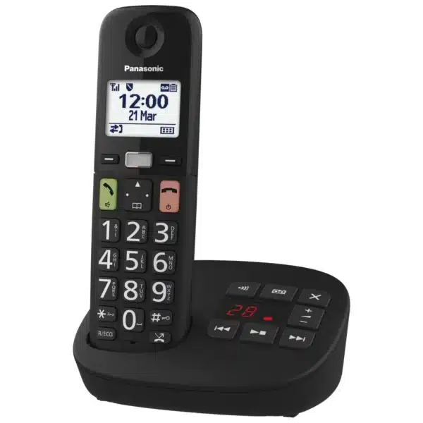 Téléphone sans fil DECT KX-TGU130EXB avec répondeur autonomie 18 h - PANASONIC