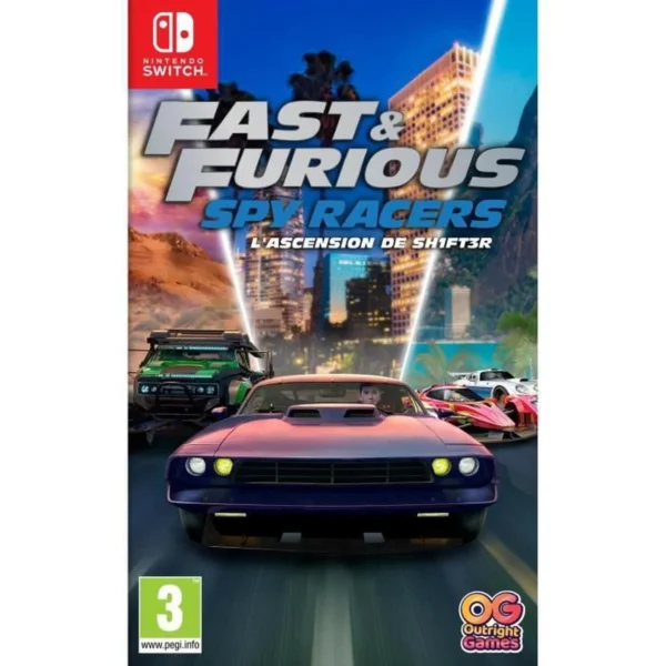 Fast & Furious Spy Racers Rise of SH1FT3R Nintendo Switch course PEGI 3 - OUTRIGHT GAMES