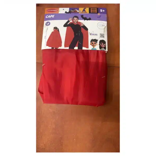 Cape de déguisement enfant rouge - Goodmark - 5 ans et +