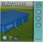 Bâche de protection piscine rectangulaire 221 x 150 cm bleue - BESTWAY – Image 2