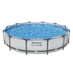 Piscine hors sol ronde Steel Pro Max Ø366x76 cm 6 473L avec pompe Flowclear - BESTWAY