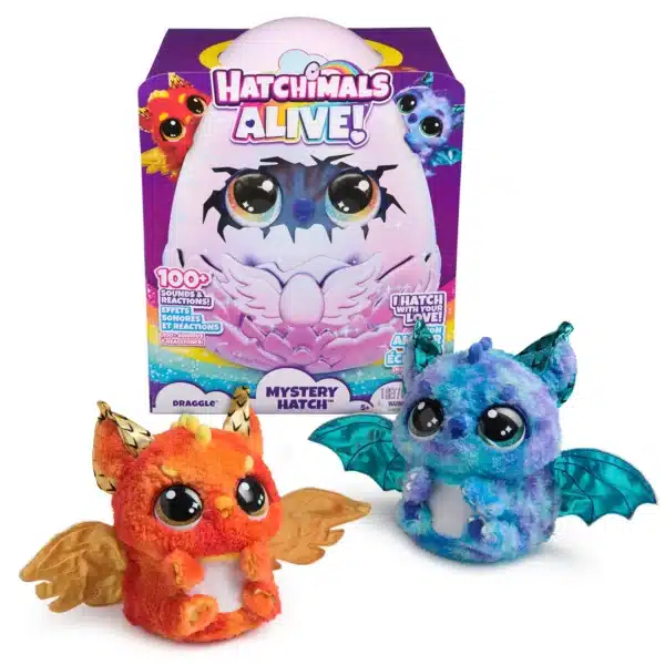 Poupée Draggle Hachimals Alive - Eclosion secrète HATCHIMALS