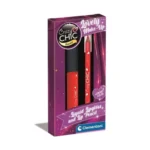Coffret maquillage enfant Clementoni Crazy Chic Queen · brillant à lèvres et crayon (lot de 2)