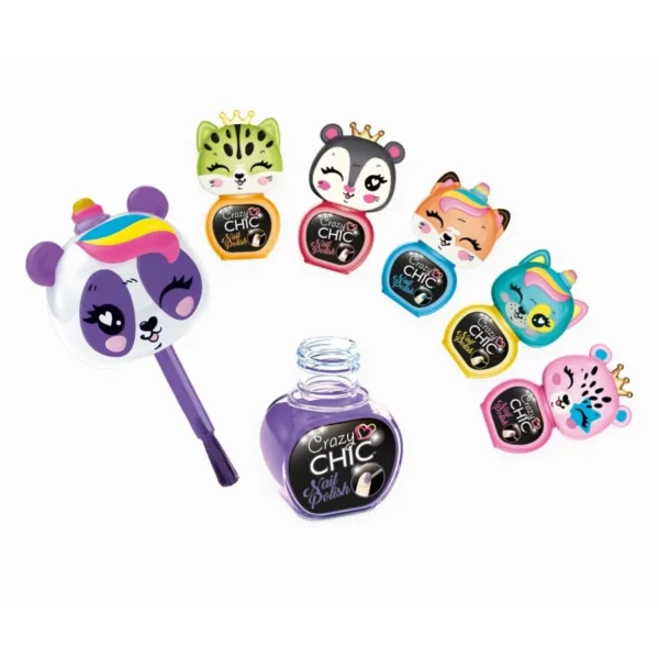 Vernis à ongles Crazy Chic Couleur Aléatoire – CLEMENTONI