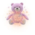 Veilleuse musicale projecteur Baby Bear rose 3 effets lumineux dès naissance - CHICCO – Image 4