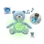 Veilleuse musicale projecteur Baby Bear bleu 3 effets lumineux dès naissance - CHICCO – Image 2